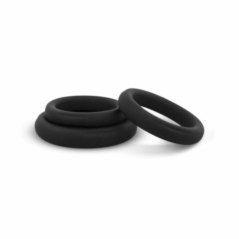 EasyToys Zestaw 3 Pierścieni Silikonowych Czarny - Rożne Rozmiary EasyToys Zestaw 3 Pierścieni Silikonowych Czarny - Rożne Rozmiary