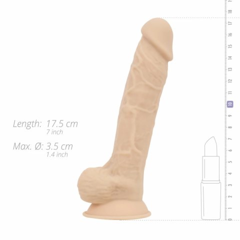 Real Fantasy Deluxe Percy 17,5 cm - Model anatomiczny z Silexpanem, silikonowy Real Fantasy Deluxe Percy 17,5 cm - Model anatomiczny z Silexpanem, silikonowy