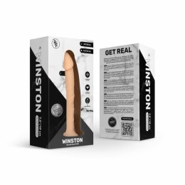 Real Fantasy Winston Deluxe 18 cm - Model wibrujący z elastycznym rdzeniem