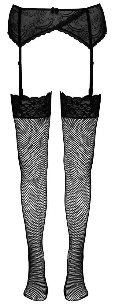 Cottelli Legwear Pończochy Kabaretki Koronka Sznurowanie S/M Cottelli Legwear Pończochy Kabaretki Koronka Sznurowanie S/M