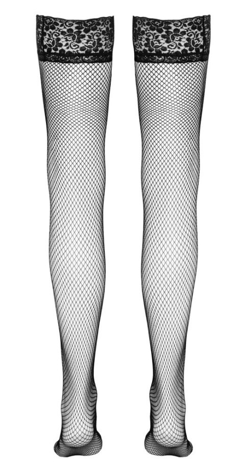 Cottelli Legwear Pończochy Kabaretki z Koronką i Silikonową Opaską Cottelli Legwear Pończochy Kabaretki z Koronką i Silikonową Opaską