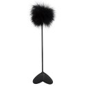 Bad Kitty Dwustronna Packa z Piorkiem Czarna 25 cm ABS/PU