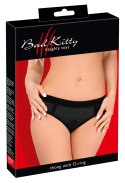 Bad Kitty Pasek Czarny S z elastycznym pierścieniem O3,5cm