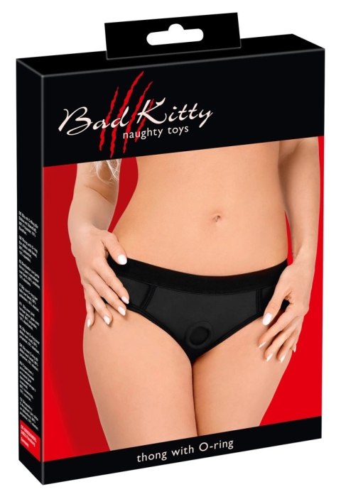 Bad Kitty Pasek Czarny S z elastycznym pierścieniem O3,5cm Bad Kitty Pasek Czarny S z elastycznym pierścieniem O3,5cm