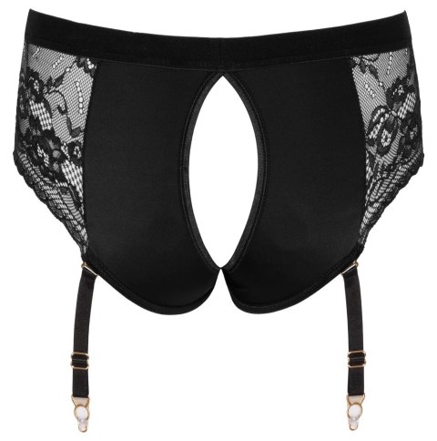Bad Kitty Strap-On XL z Koronką i Paskami do Pończoch, Czarny Bad Kitty Strap-On XL z Koronką i Paskami do Pończoch, Czarny