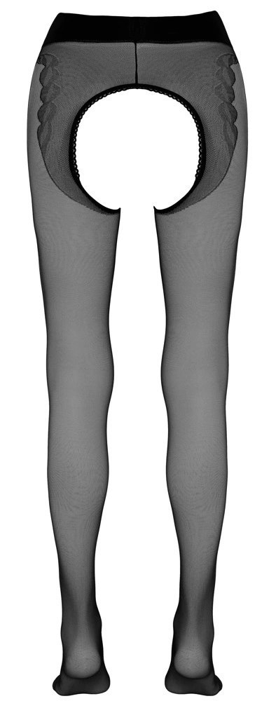 Cottelli LEGWEAR Rajstopy jedwabiste 20 DEN z otwartą częścią majteczkową Cottelli LEGWEAR Rajstopy jedwabiste 20 DEN z otwartą częścią majteczkową