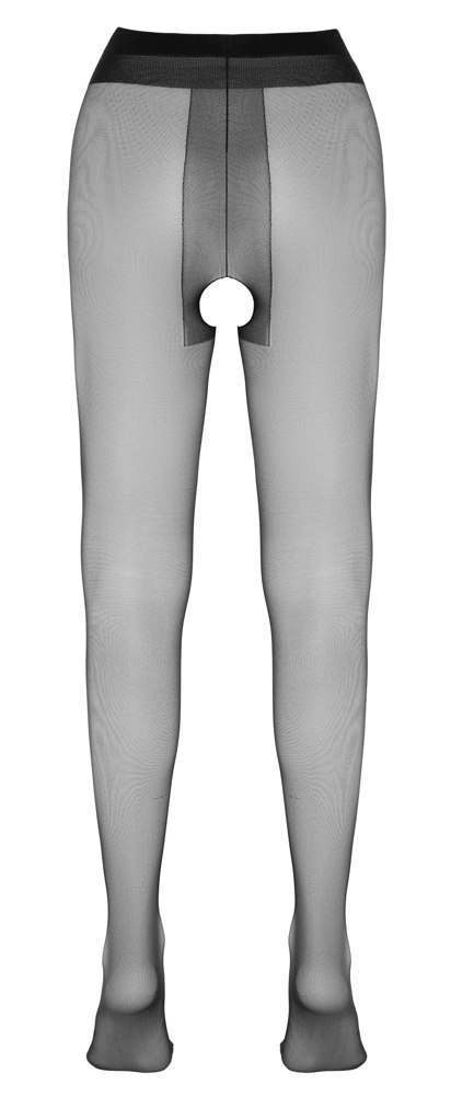 Cottelli LEGWEAR rajstopy czarne błyszczące otwarta strefa 20 DEN Cottelli LEGWEAR rajstopy czarne błyszczące otwarta strefa 20 DEN