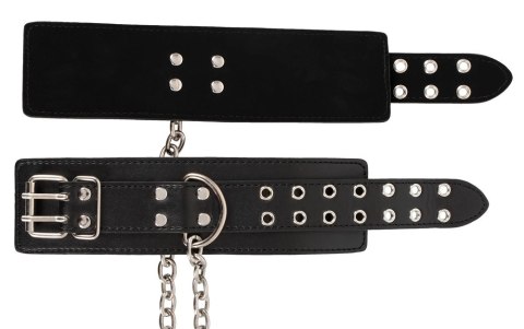 Fetish Collection Zestaw Kajdanki i Korek Metalowy z Łańcuchem 58 cm Fetish Collection Zestaw Kajdanki i Korek Metalowy z Łańcuchem 58 cm