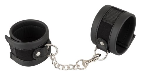 Vegan Fetish Kajdanki poliuretanowe z łańcuszkiem i zapięciem na rzepy Vegan Fetish Kajdanki poliuretanowe z łańcuszkiem i zapięciem na rzepy