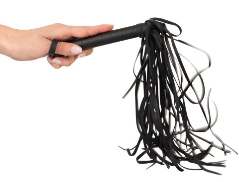 Vegan Fetish Zestaw Kajdanki na Szyję z Łańcuszkami i Pejcz PU 65cm Vegan Fetish Zestaw Kajdanki na Szyję z Łańcuszkami i Pejcz PU 65cm