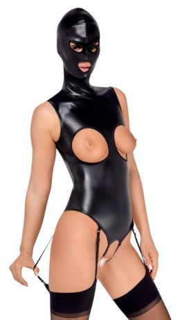 Bad Kitty Body bez biustu z maską, imitacja skory, rozmiar M