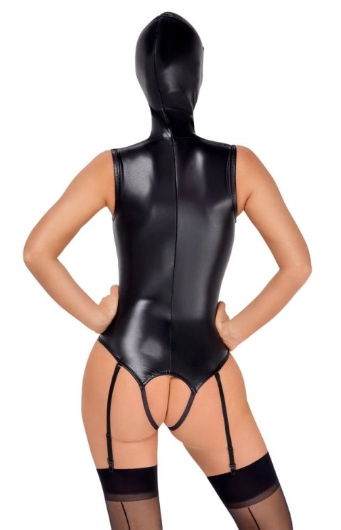 Bad Kitty Body bez biustu z maską, imitacja skory, rozmiar M Bad Kitty Body bez biustu z maską, imitacja skory, rozmiar M