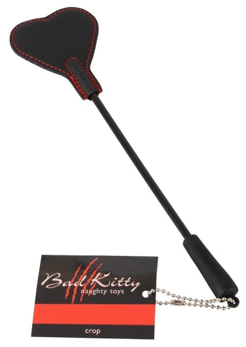 Bad Kitty Dwustronna Packa Serce Czarna 25cm Poliuretan/Futerko Bad Kitty Dwustronna Packa Serce Czarna 25cm Poliuretan/Futerko