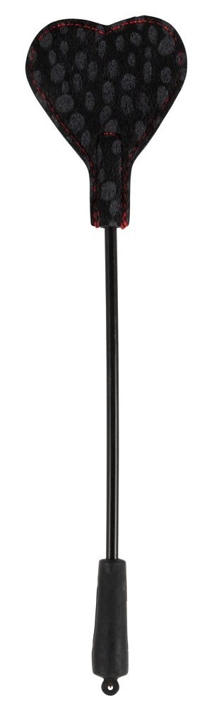 Bad Kitty Dwustronna Packa Serce Czarna 25cm Poliuretan/Futerko Bad Kitty Dwustronna Packa Serce Czarna 25cm Poliuretan/Futerko