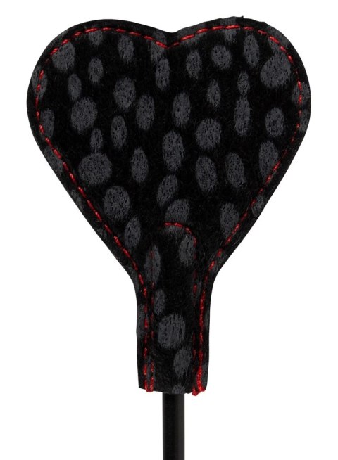 Bad Kitty Dwustronna Packa Serce Czarna 25cm Poliuretan/Futerko Bad Kitty Dwustronna Packa Serce Czarna 25cm Poliuretan/Futerko