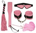 Bad Kitty Zestaw Akcesoriow BDSM 5-częściowy rożowo-czarny