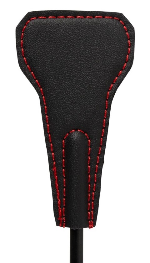 Bad Kitty czarny bat z łopatką, dwustronny, 25 cm, czerwone przeszycia Bad Kitty czarny bat z łopatką, dwustronny, 25 cm, czerwone przeszycia