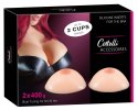 Cottelli Accessories silikonowe wkładki do biustonosza 400g anatomiczne