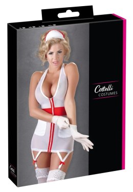 Cottelli Costumes Stroj Pielęgniarki L z Opaską i Pasami do Pończoch