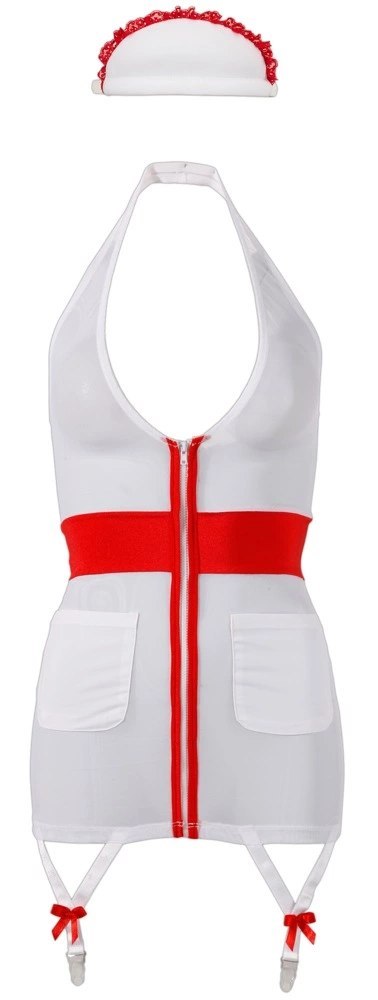 Cottelli Costumes Stroj Pielęgniarki L z Opaską i Pasami do Pończoch Cottelli Costumes Stroj Pielęgniarki L z Opaską i Pasami do Pończoch