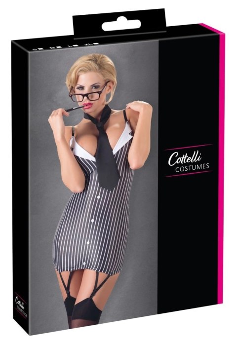Cottelli Costumes Stroj Sekretarki Mini Sukienka M Regulowane Ramiączka