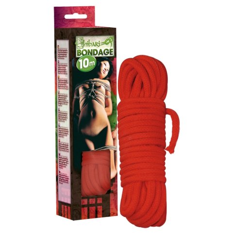 Shibari Bondage Lina bawełniana 10 m czerwona pleciona O0,7cm Shibari Bondage Lina bawełniana 10 m czerwona pleciona O0,7cm