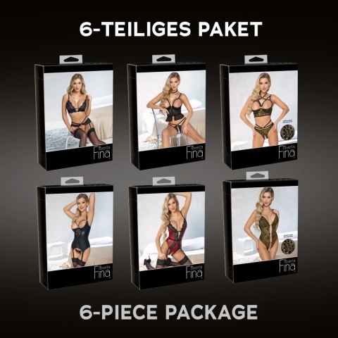 Abierta Fina Zestaw 6 Kompletow Bielizny - Mix Rozmiarow i Modeli