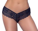 Cottelli LINGERIE Stringi wysokie z elastycznej koronki S czarne
