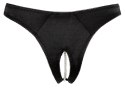 Cottelli Lingerie Majteczki Satynowe z Perełkami Czarny S