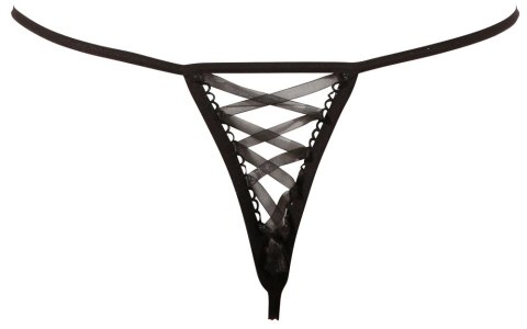 Cottelli Lingerie Stringi Kwiatowe Hafty Sznurowanie M/L Cottelli Lingerie Stringi Kwiatowe Hafty Sznurowanie M/L