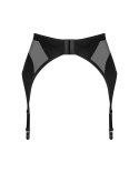 Obsessive Chic Amoria Czarny Pas do Pończoch M/L Regulowany Haftki