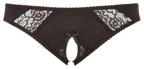Cottelli CURVES Figi XL z koronką i otwartą konstrukcją, czarne Cottelli CURVES Figi XL z koronką i otwartą konstrukcją, czarne