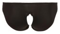 Cottelli CURVES Figi XL z koronką i otwartą konstrukcją, czarne