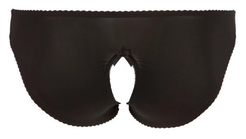 Cottelli CURVES Figi XL z koronką i otwartą konstrukcją, czarne Cottelli CURVES Figi XL z koronką i otwartą konstrukcją, czarne