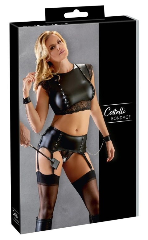 Cottelli Collection Bondage Zestaw Matowy z Koronką L Cottelli Collection Bondage Zestaw Matowy z Koronką L