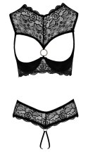 Cottelli Lingerie zestaw koronkowy 2-częściowy bez miseczek 80B/M