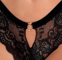 Cottelli LINGERIE komplet koronkowy 2-częściowy czarny L