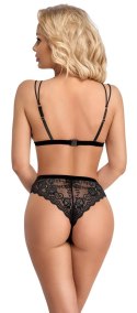Cottelli LINGERIE komplet koronkowy 2-częściowy, czarny, rozmiar S
