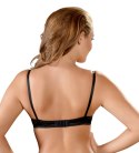 Cottelli Lingerie biustonosz otwarty na fiszbinach czarny 80B haftki