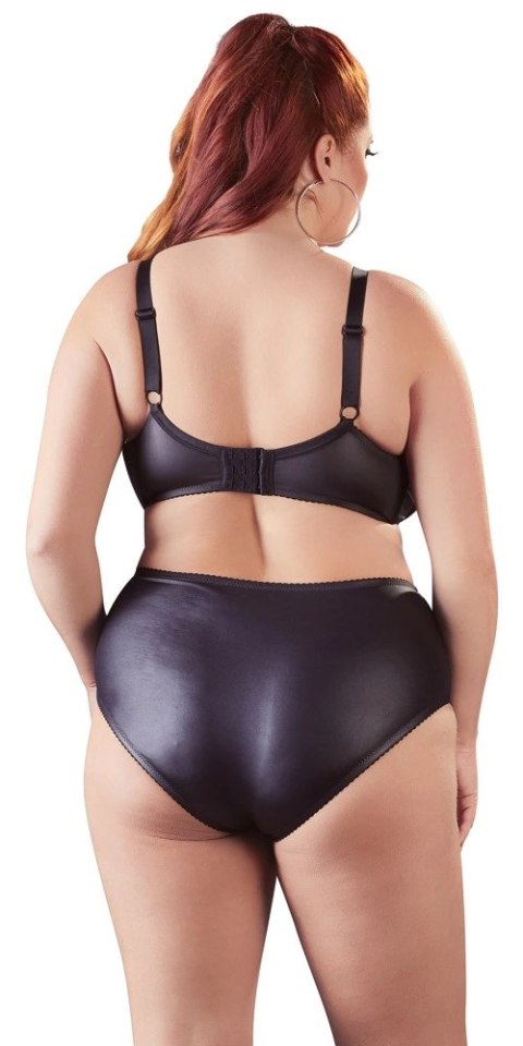 Cottelli Curves komplet bielizny 85E/L fioletowy z fiszbinami i wysokim stanem Cottelli Curves komplet bielizny 85E/L fioletowy z fiszbinami i wysokim stanem