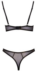 Cottelli Lingerie 2-częściowy komplet siateczkowy z brokatem 80C/L