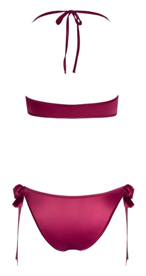 Cottelli Lingerie Set 2-częściowy z kokardkami czerwony S/M Cottelli Lingerie Set 2-częściowy z kokardkami czerwony S/M