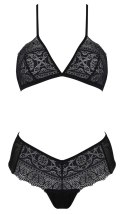 Passion Kerria Eco Bikini koronkowe czarne S/M - elastyczne, ekologiczne