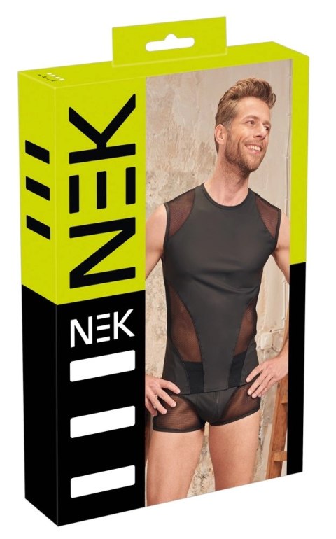 NEK Koszulka Bez Rękawow Czarna z Wstawkami z Siateczki 2XL NEK Koszulka Bez Rękawow Czarna z Wstawkami z Siateczki 2XL
