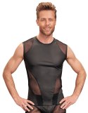NEK Koszulka Bez Rękawow Czarna z Wstawkami z Siateczki 2XL