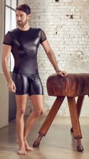 NEK Męska Koszulka Matowa z Siateczką 2XL Czarna Anatomiczna