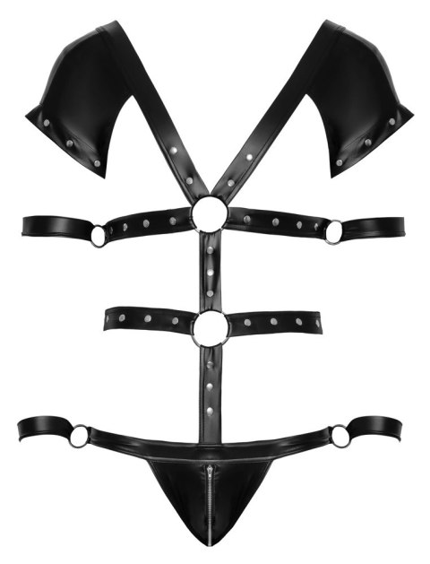 Svenjoyment Bondage Body męskie paski matowe czarne XL regulowane Svenjoyment Bondage Body męskie paski matowe czarne XL regulowane