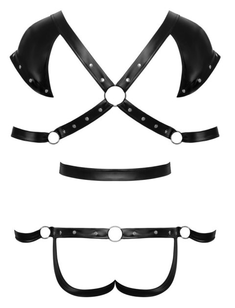 Svenjoyment Bondage Body męskie paski matowe czarne XL regulowane Svenjoyment Bondage Body męskie paski matowe czarne XL regulowane