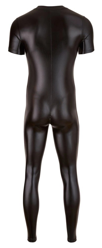 Svenjoyment Kombinezon Męski Czarny Błyszczący 2XL z Zamkiem Svenjoyment Kombinezon Męski Czarny Błyszczący 2XL z Zamkiem