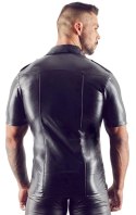 Svenjoyment Koszulka Męska Czarna Błyszcząca 2XL z Kołnierzykiem